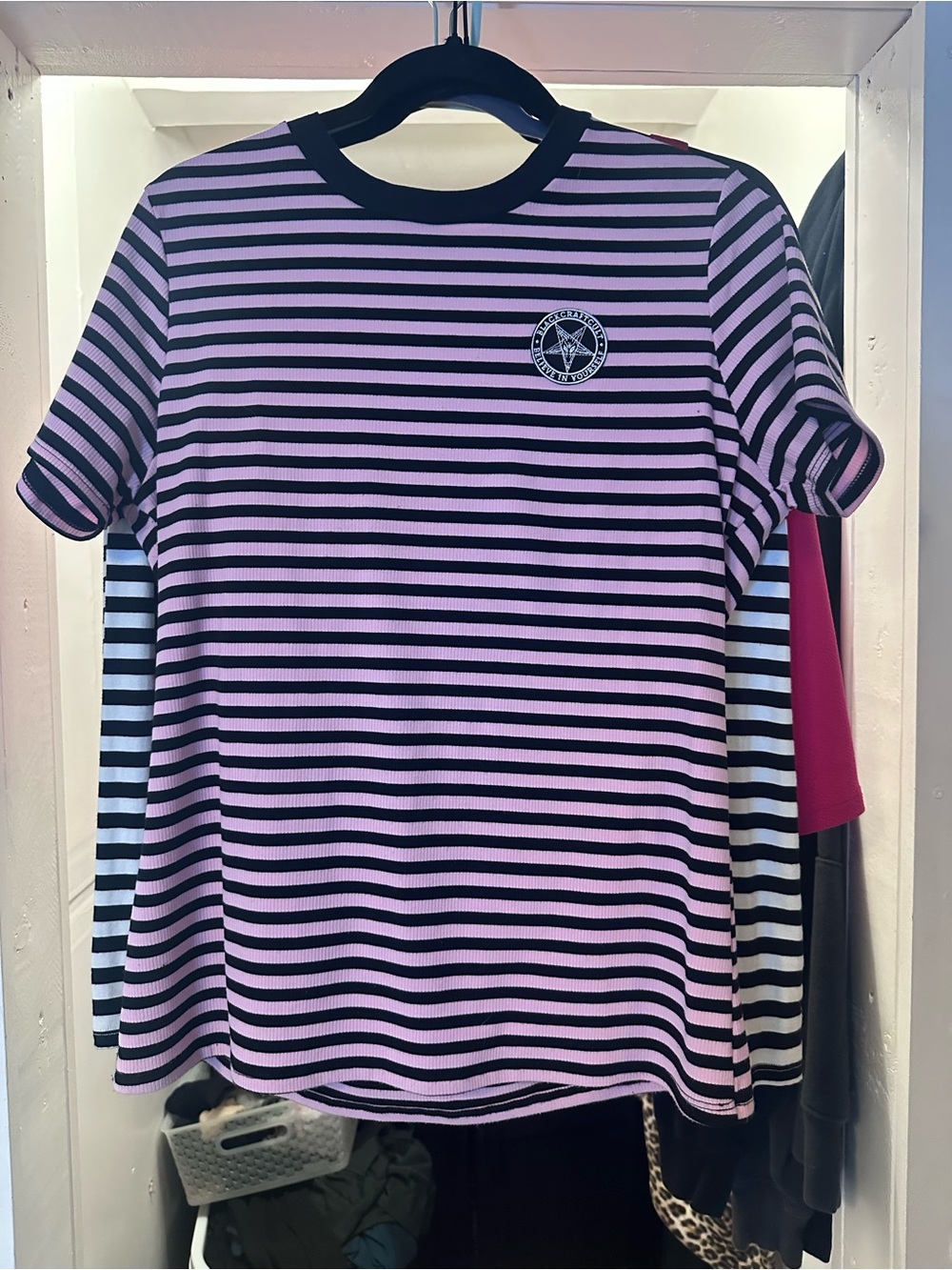 Blackcraft striped top XL